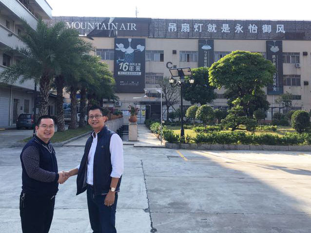 2012年九木精密與永怡御風電器達成戰略合作客商